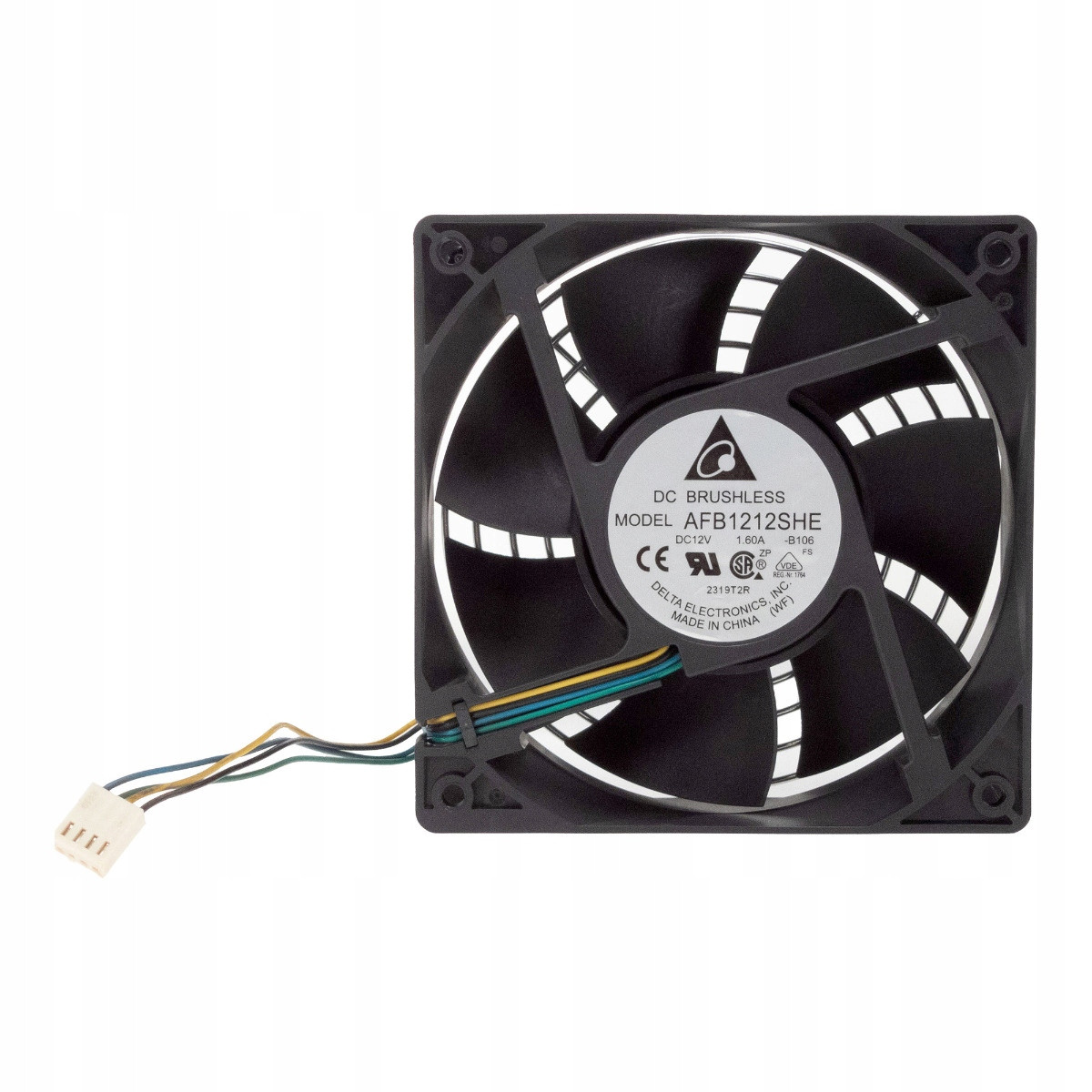 Delta Electronics AFB1212SHE B106 4-PIN 12V 1,60A 120x120x38mm