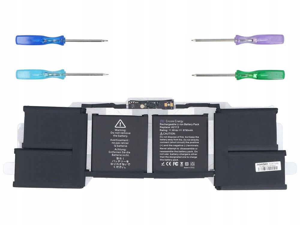 Baterie Encore Energy pro Apple MacBook A2141 99,8Wh 11,36V 8790mAh A2113