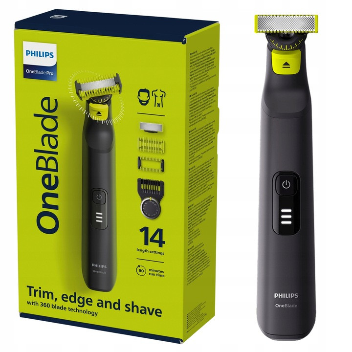 Nový Zastřihovač, Holicí Strojek Philips Oneblade 360 QP6551/15 3v1