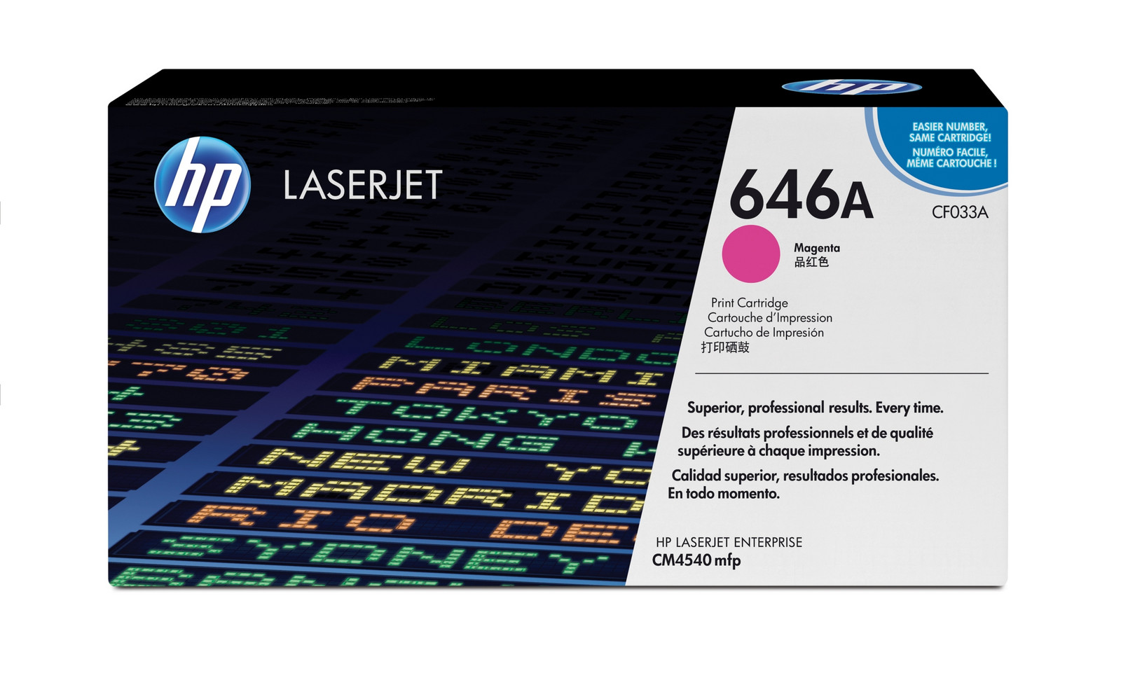 Originální toner Hp 646A CF033A Mag pro Hp Color LaserJet Enterprise CM4540