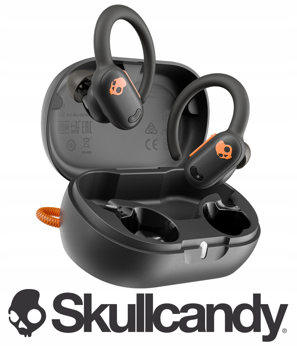 Černá Sportovní Sluchátka Kanálová Skullcandy Push Anc IP67 Pouzdro