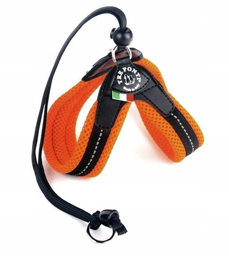 Tre Ponti Postroj pro psa Kočka Mesh 1,5 orange