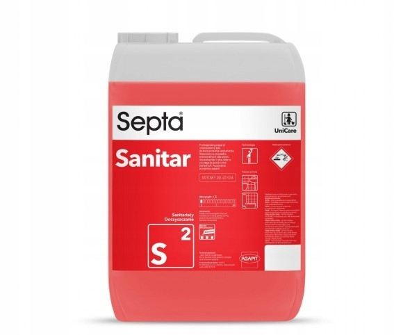 Septa Sanitar S2 10 L gel Na Čištění Sanitárních Zařízení