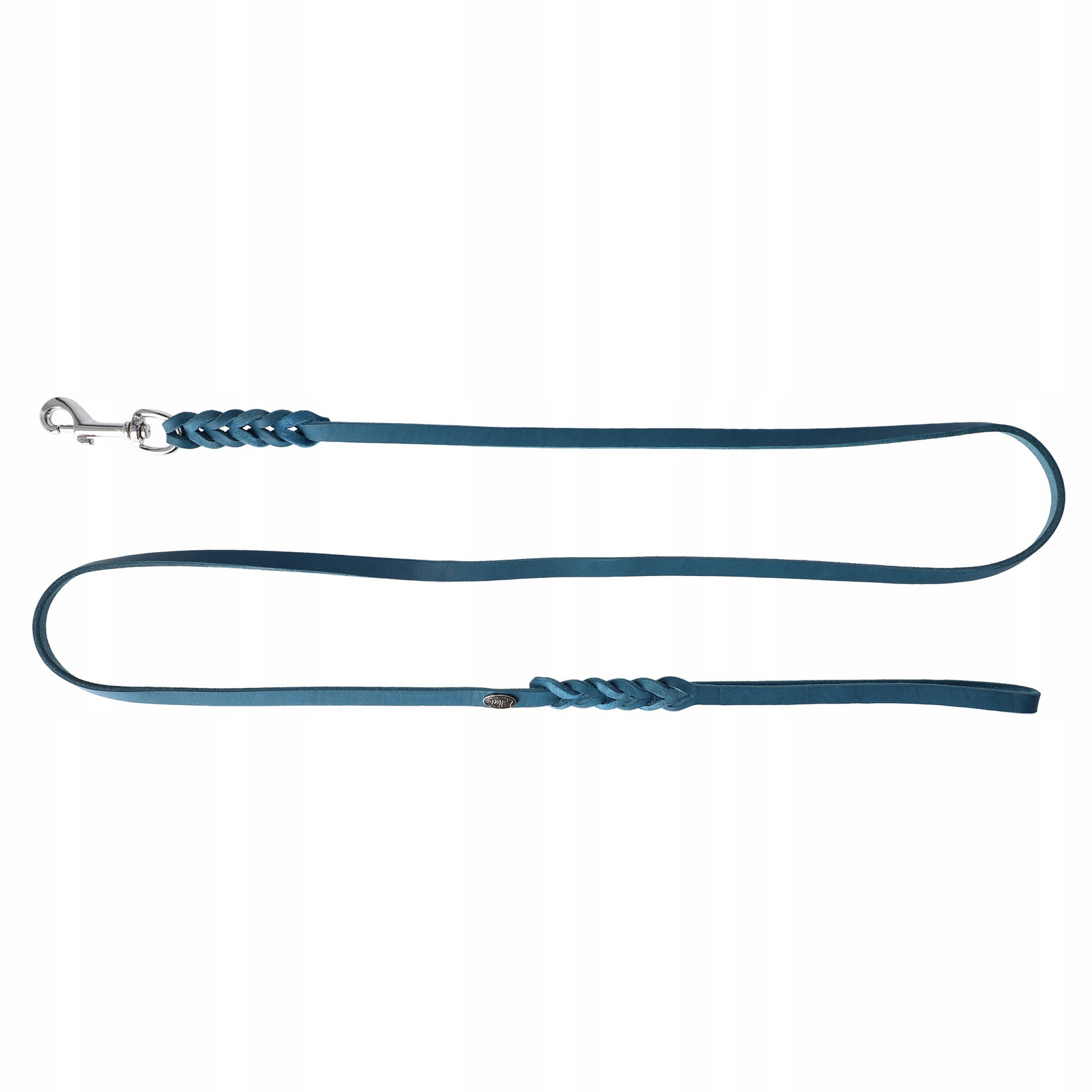 Dingo Vodítko kožené Natural Leather Dark Blue 1,2x180cm