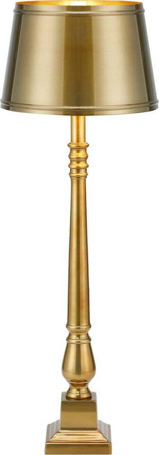 Stolní lampa ve zlaté barvě s kovovým stínidlem (výška 66 cm) Metallo – Markslöjd