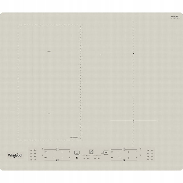 Indukční varná deska Whirlpool WLB6860 Ne/s béžová šampaňská