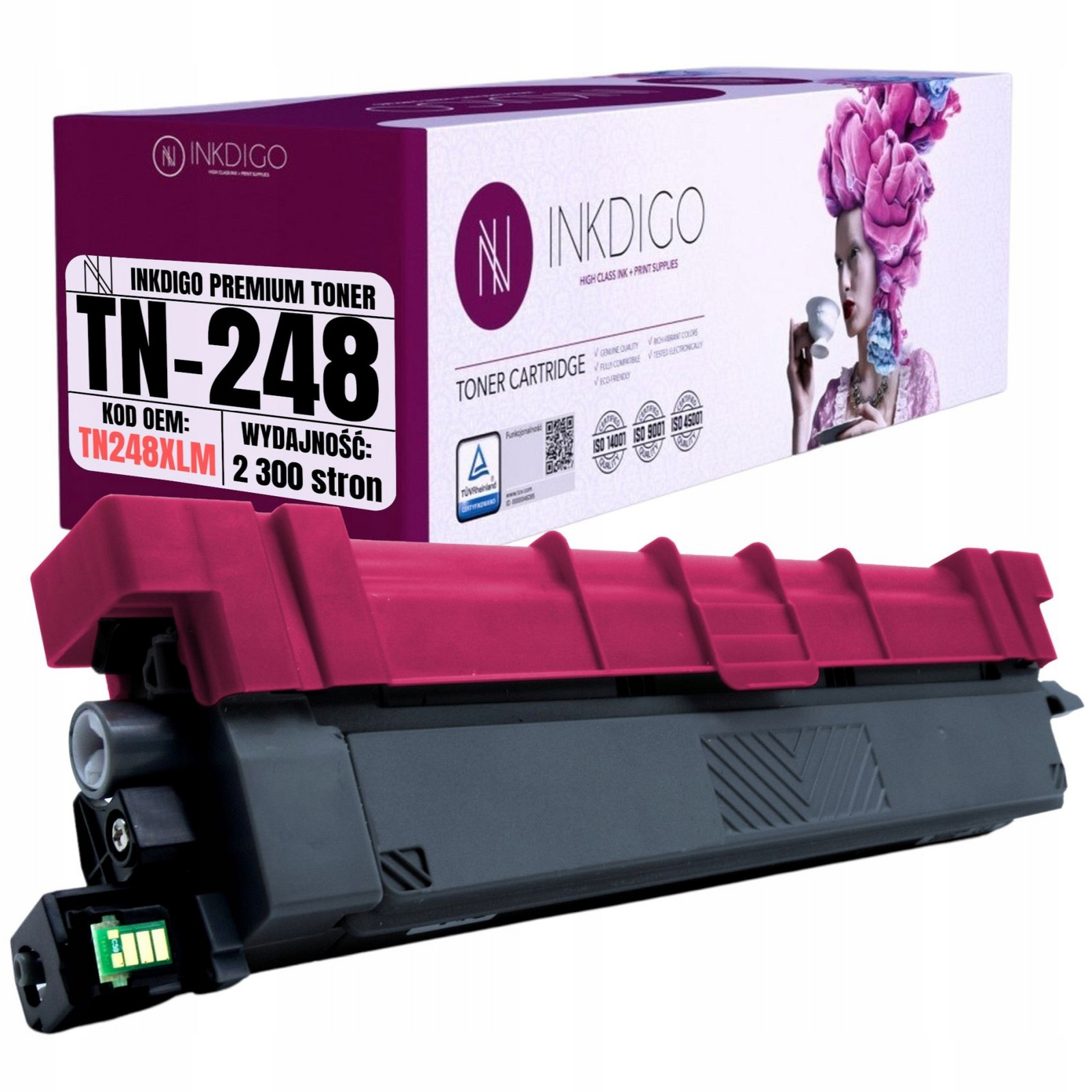 Náhradní Toner TN-248M XL Pro Tiskárnu Brother DCP-L3515 MFC-L3740