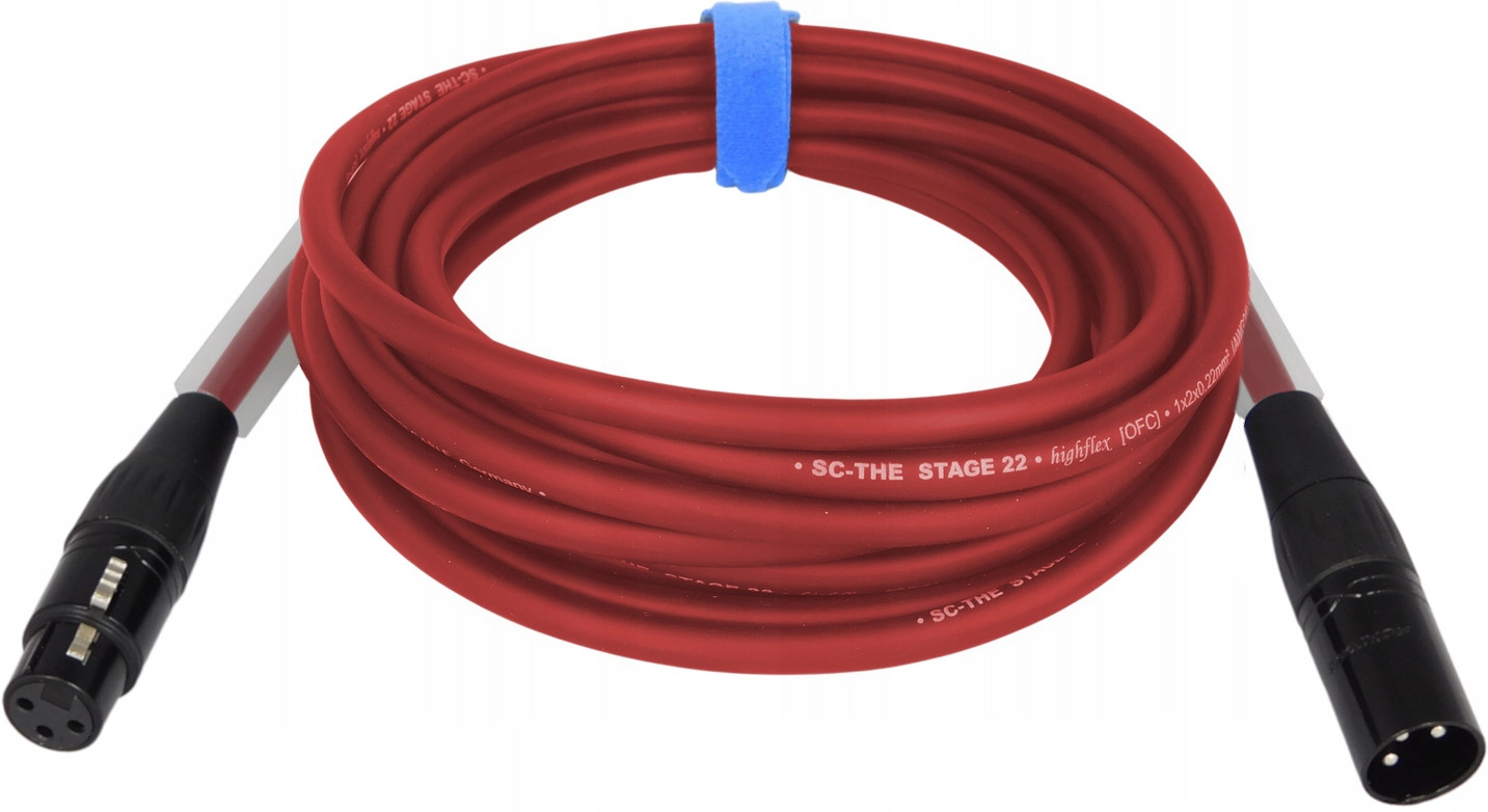 Sommer Stage Kabel Symetrický Mikrofonní Kabel Xlr Roxtone Černý 30m