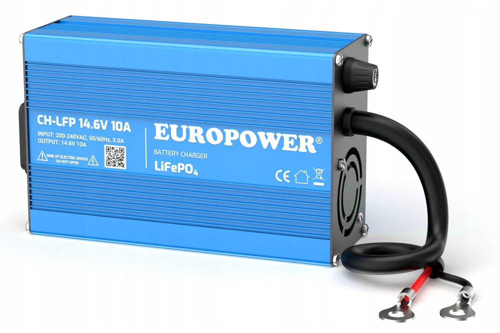 Nabíječka Usměrňovač Lithiových Lfp Baterií 12,8V 10A LiFePO4 Europower