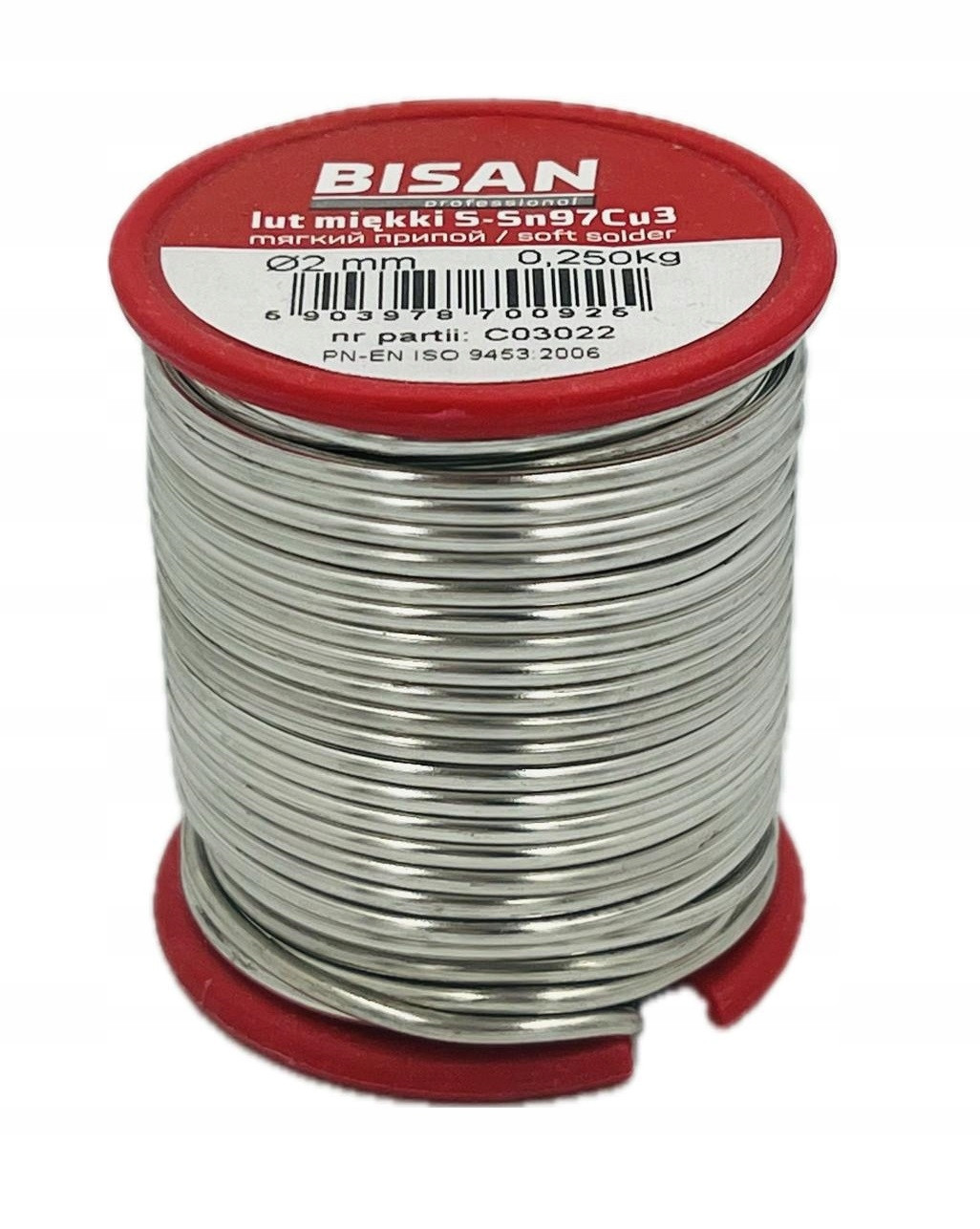 Pájecí Pojivo, Měkká Pájka Soft Solder S-Sn97Cu3 2,0mm 0,250kg