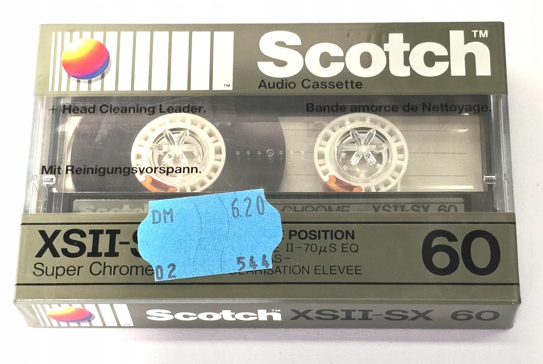 Magnetofonová Kazeta Scotch Xsii-sx 60 Chrome Nová Fólie