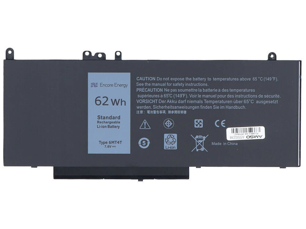 Baterie 6MT4T pro Dell Latitude E5470 E5270 62Wh 7,6V 8157mAh Encore Energy