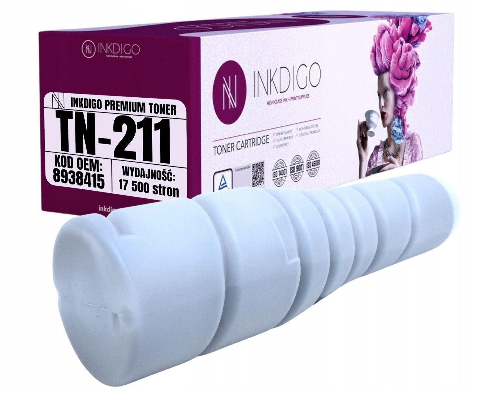 Toner do tiskáren Konica Minolta Bizhub 25 200 222 250 282 náhradní TN211