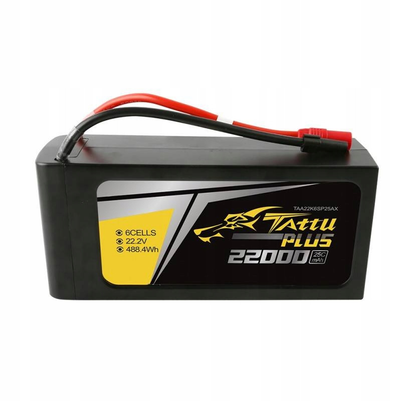 Tattu Výkonná Akumulátor Baterie Lipo 22000MAH 22.2V 25C 6S1P AS150 XT150