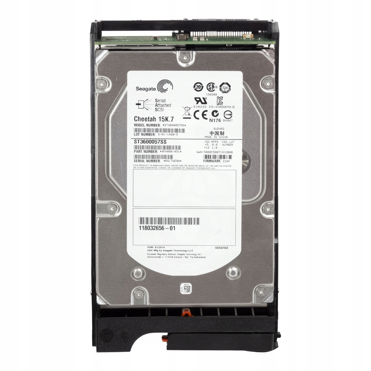 Emc 118032656-01 005049039 600GB 15K 16MB SAS-2 3,5'' ST3600057SS