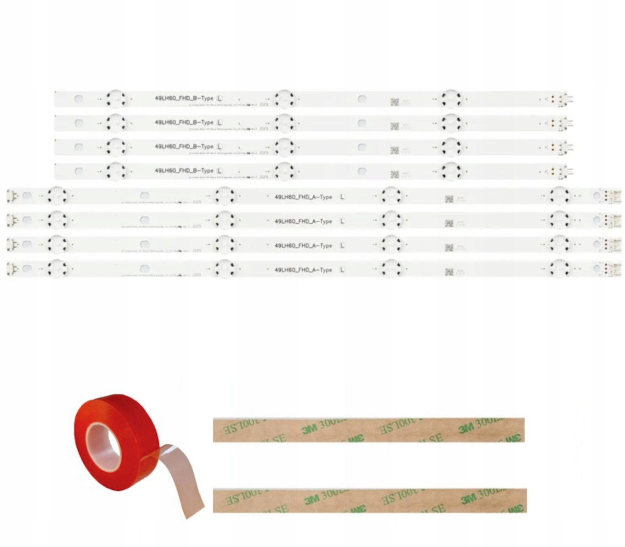 Led lišty Lg 49LH604V 49LH615V 49LH630V 49LH60_FHD_A 49LH60_FHD_B