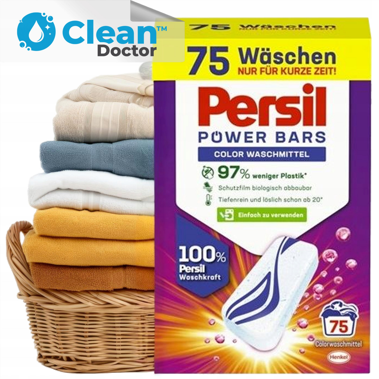 Persil Power Bars Prací tablety Color 75ks