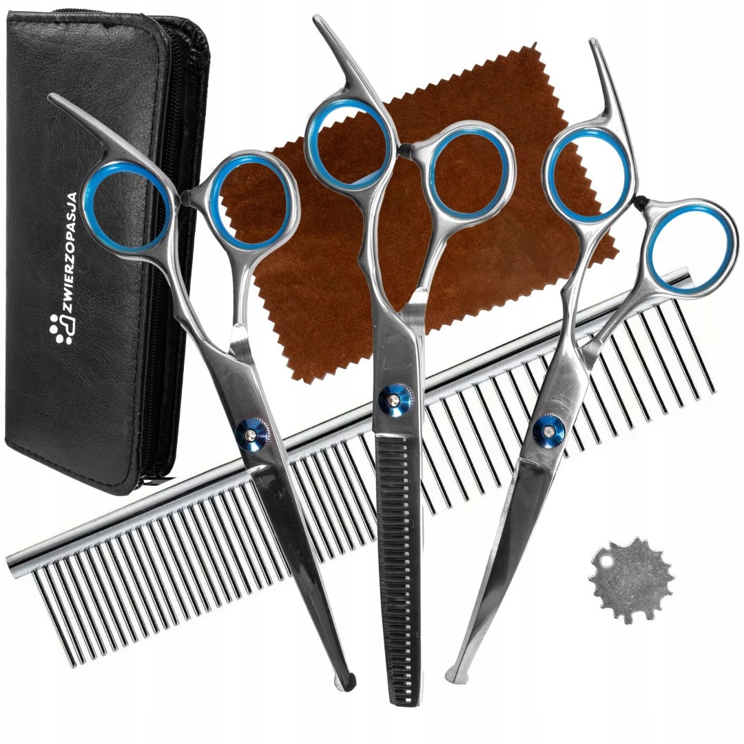 Sada nůžek pro zvířata Grommy pro psa kočku