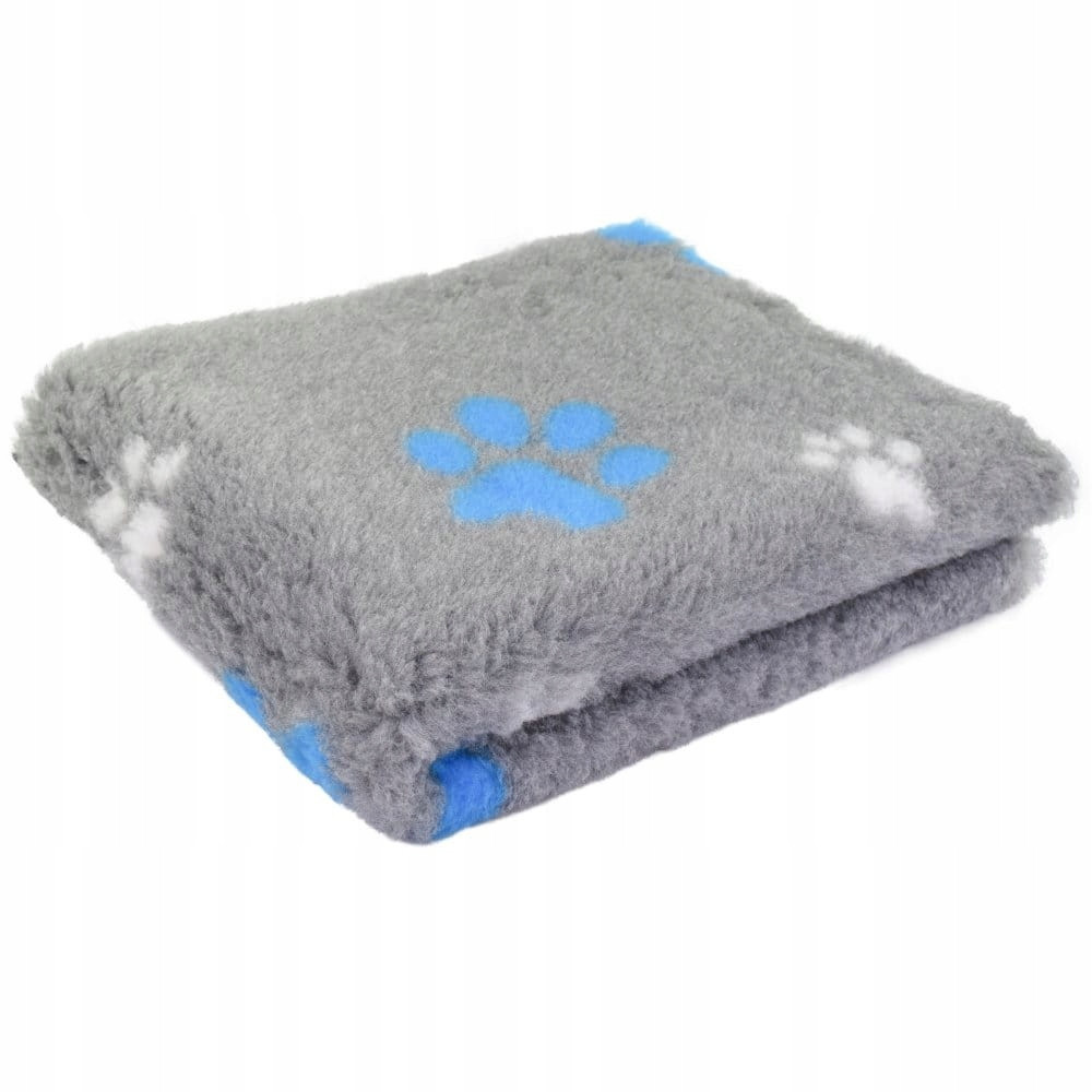 DryBed Blovi VetBed A+ pelíšek modro-šedý v tlapkách- L: 150cm x 100cm