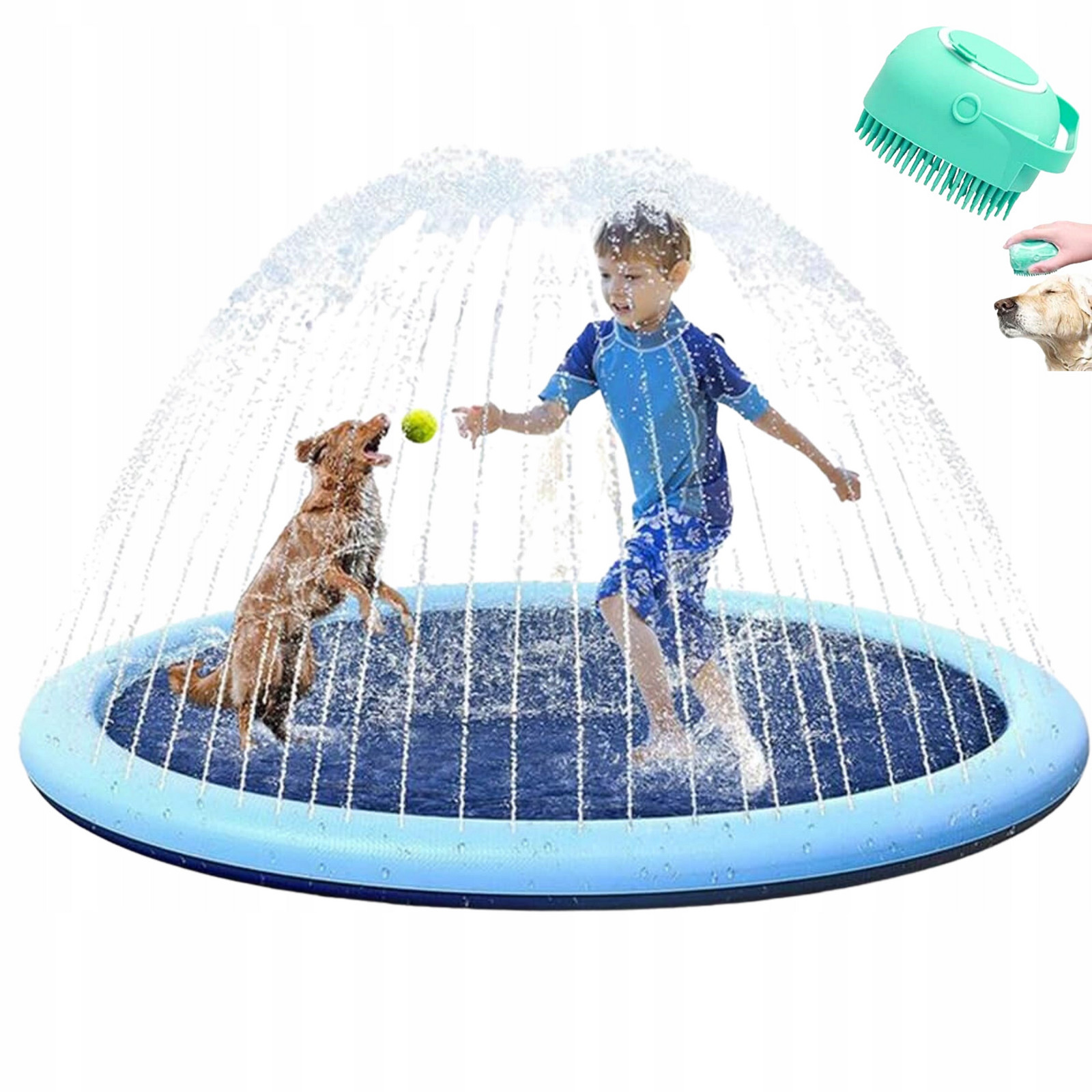 Fontána Pro Psy Vodní Podložka Zavlažovač Léto 150