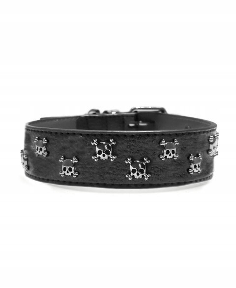 Kůže Pro Psa Milk&pepper Calavera V Časky Černá 40x2cm