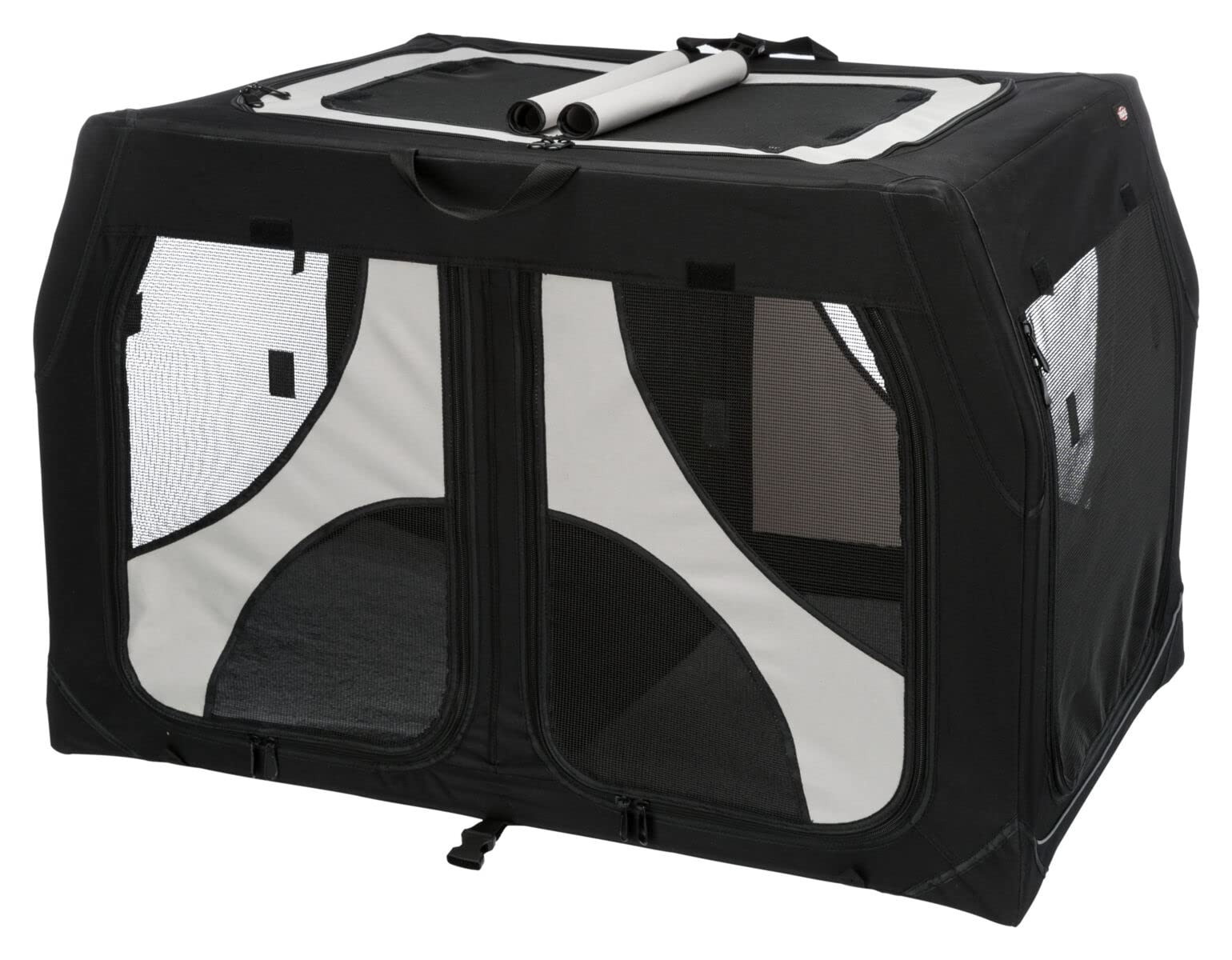 Trixie Mobilní klec Vario Dvojitá S 91x60x61/57 cm Černá Šedá