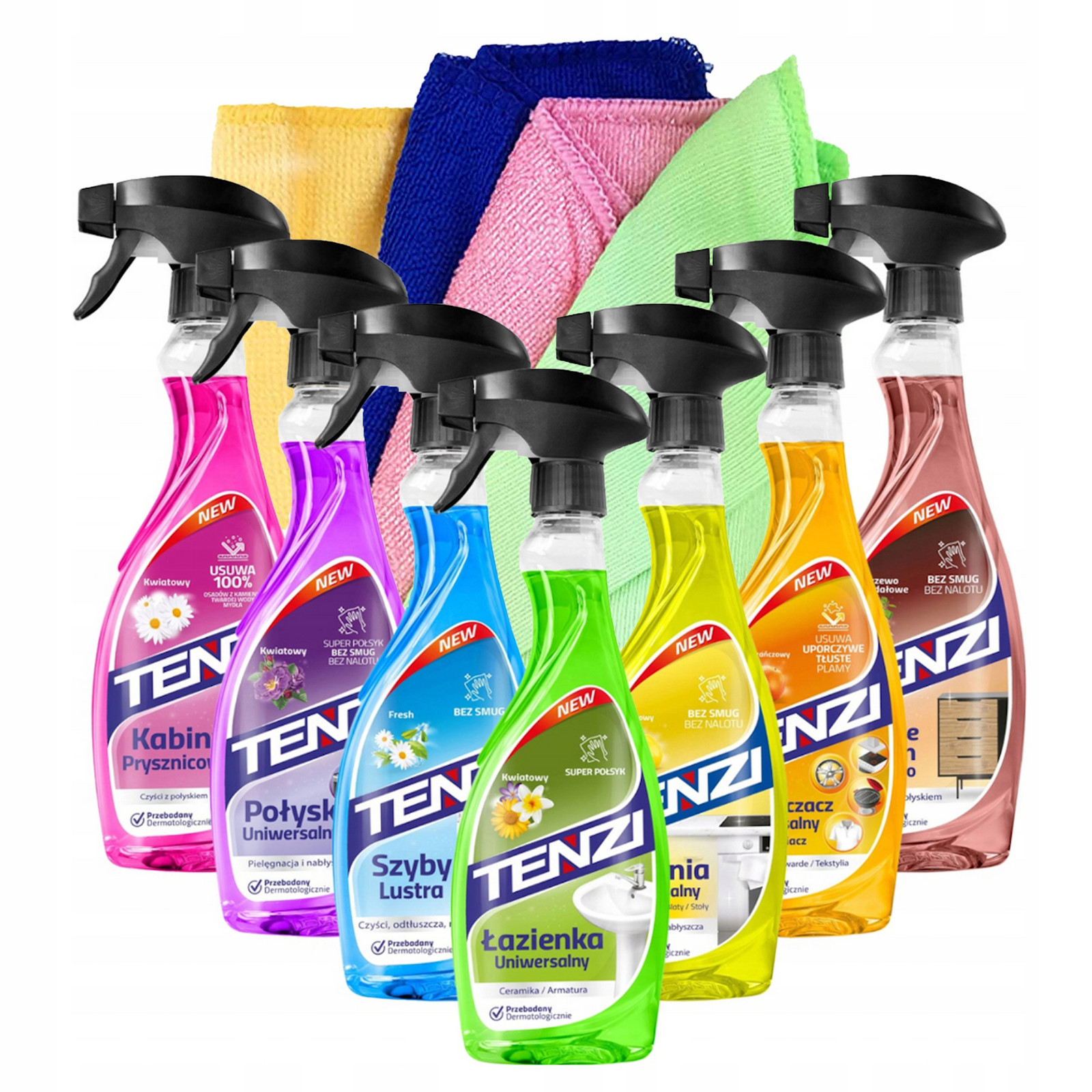 Sada pro úklid domácnosti koupelny kuchyně obývacího pokoje domácí úklid Tenzi Home