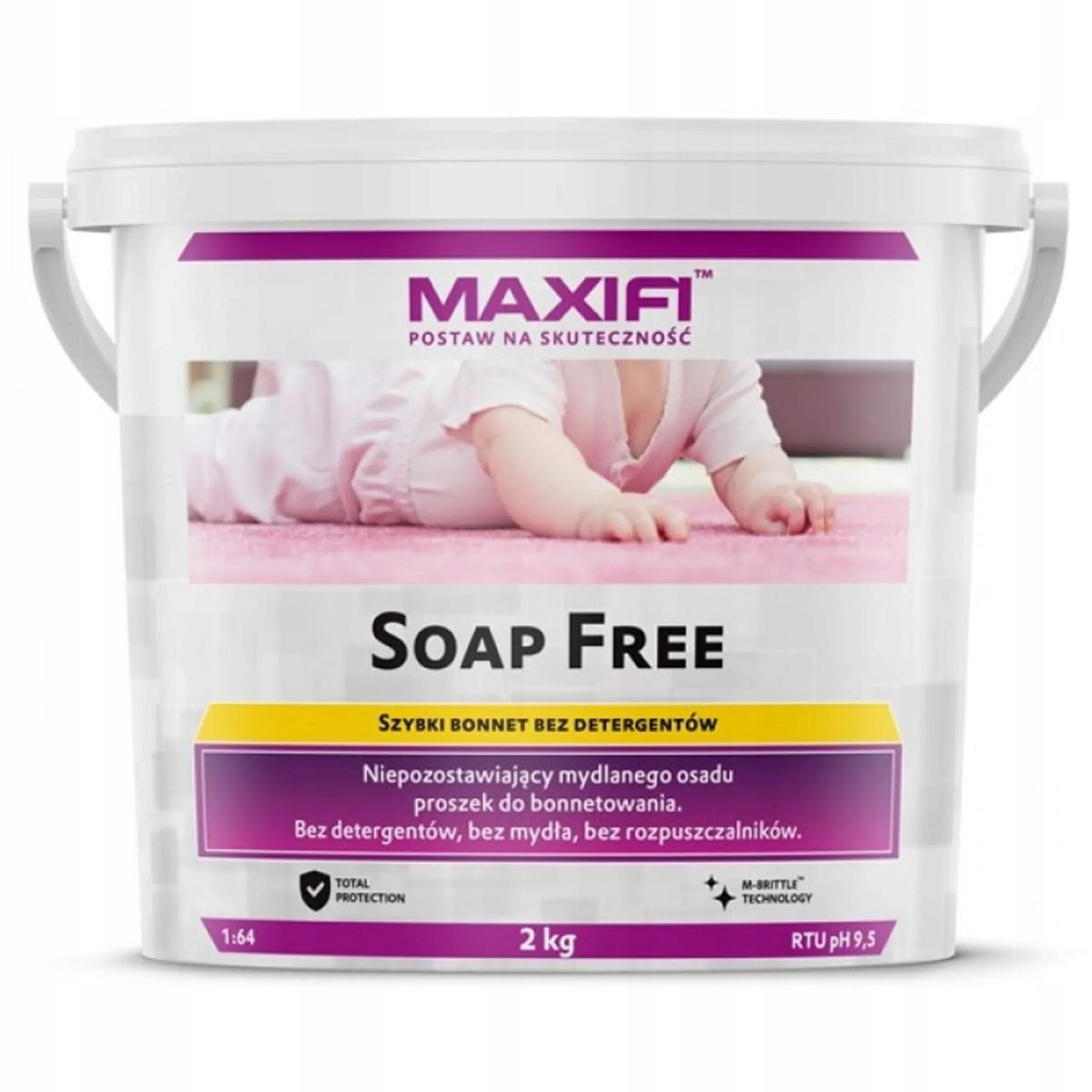 Maxifi Soap Free – produkt pro bonnetování látkového čalounění 2kg