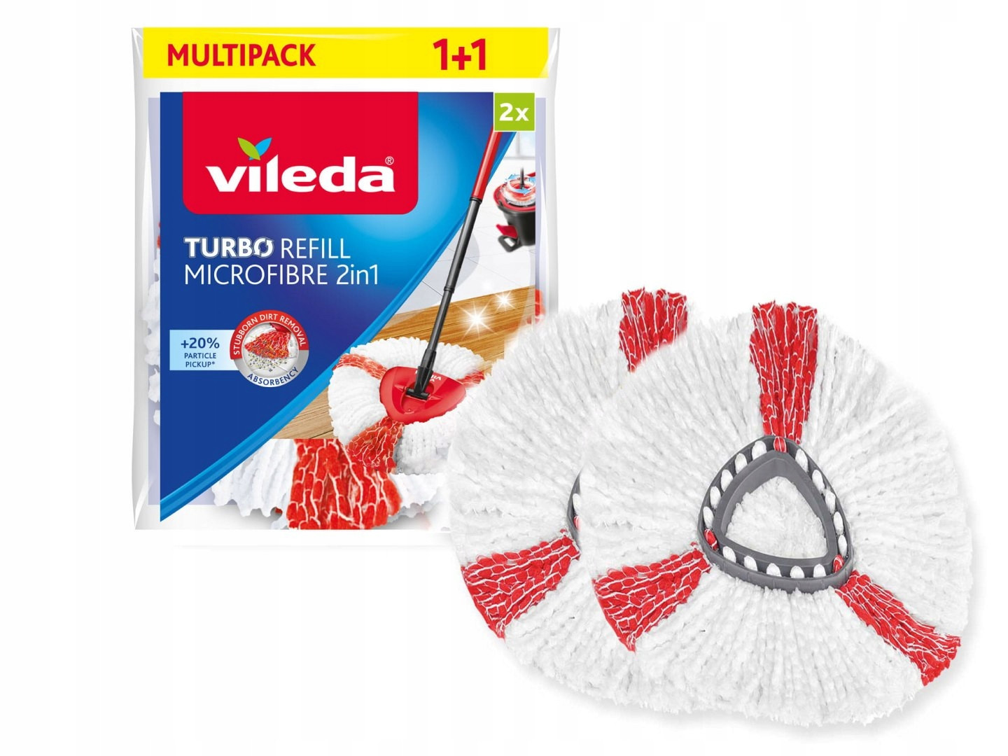 Vložka do mopu rotační Vileda Turbo 2v1 2ks