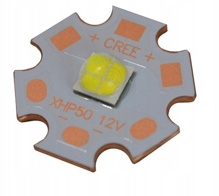 Cree XHP50.2 Led modul studená 12V 19W 2654lm Meissa