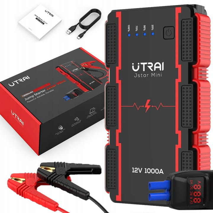 Utrai Jstar Mini Starter Do Auta Start Booster 13000mAh 1000A 3v1