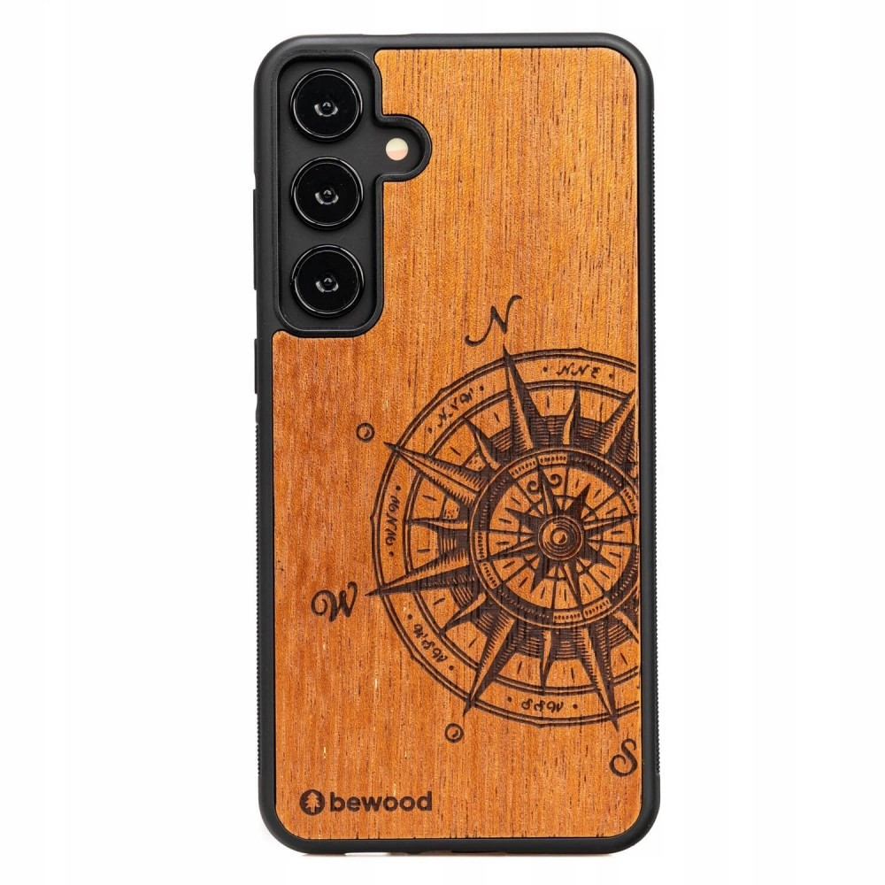 Pouzdro case Bewood Traveler Merbau dřevěné Samsung Galaxy S24+ světle hnědé