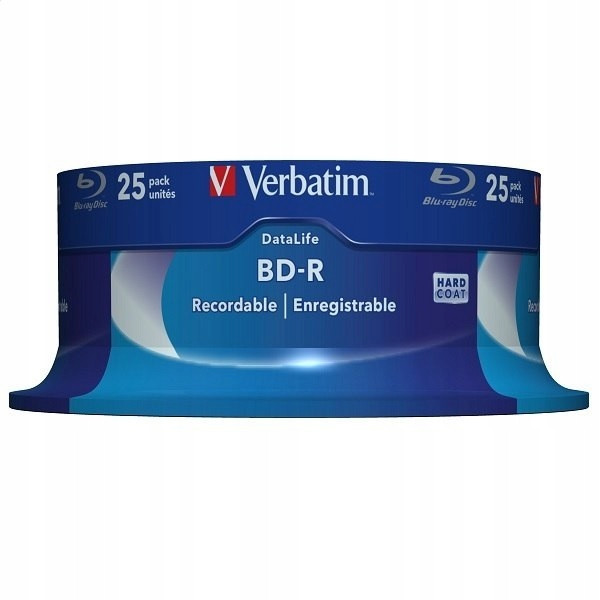 Verbatim Bd-r Blu-ray 25GB 6X W Cake 25 43837