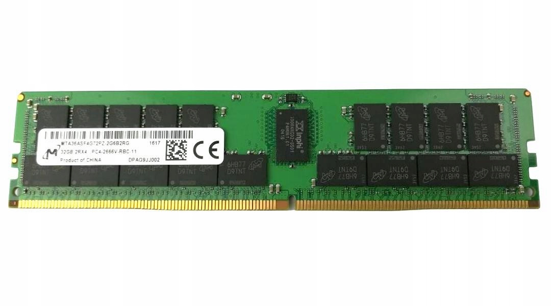 Paměť Micron 32GB DDR4 2666MHz Rdimm Ecc server