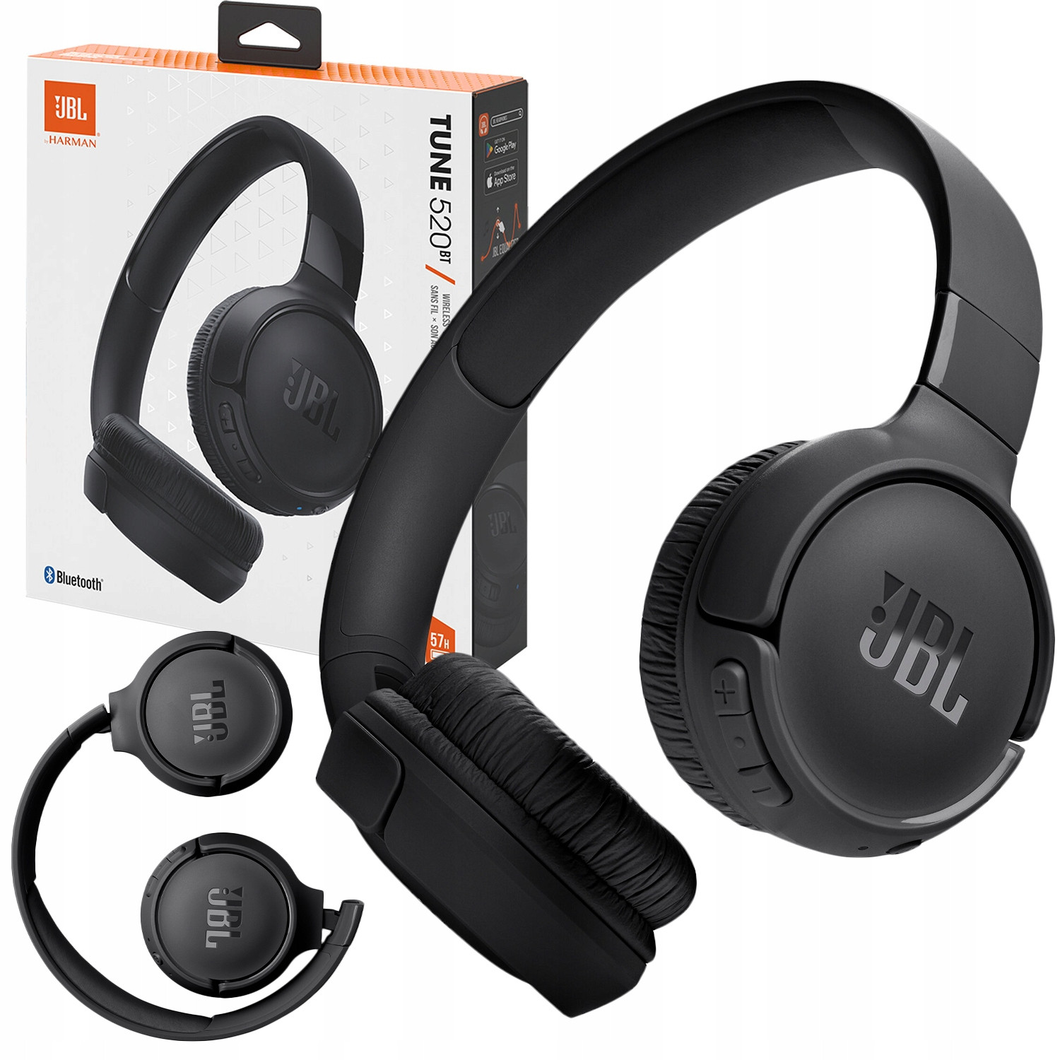 Bezdrátová Sluchátka Přes Uši Jbl Tune 520BT Bluetooth Pure Bass