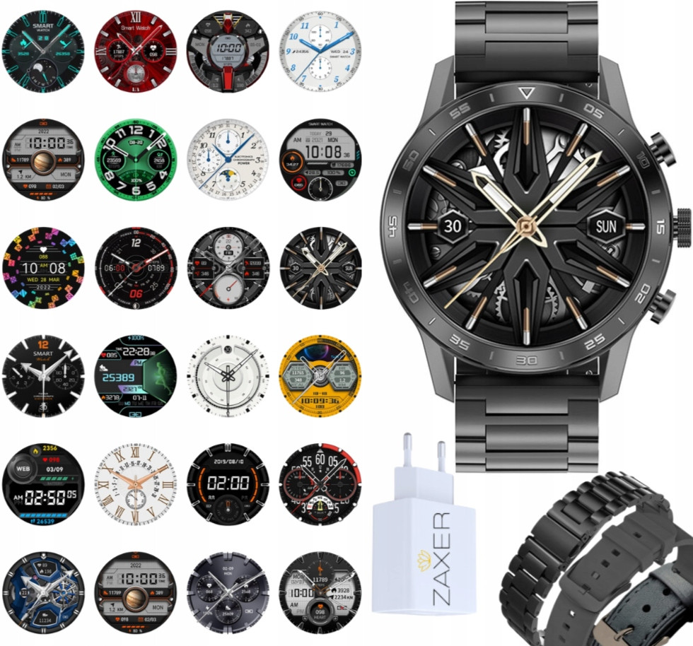 Pánské Hodinky Chytré Hodinky Gps Hovory Upozornění Sport Pl Menu 3 Řemínky