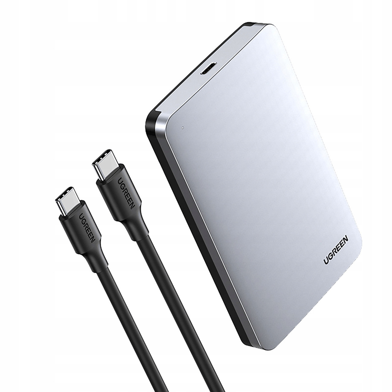 Ugreen kapsa pouzdro na pevný disk 2,5' Sata 3.0 6Gbps +kabel Usb-c 0.5m