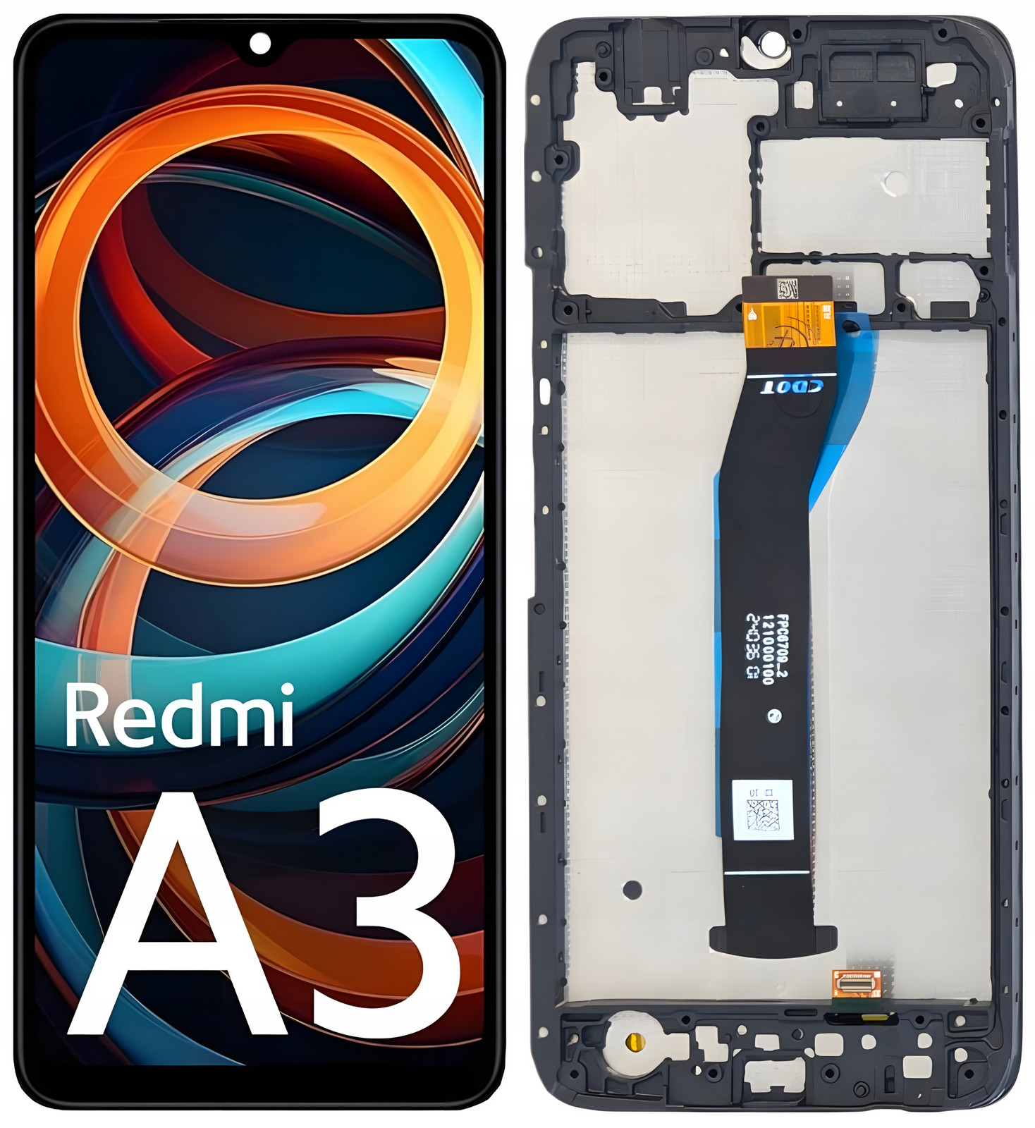 LCD Displej Pro Xiaomi Redmi A3 Rámeček 23129RN51X