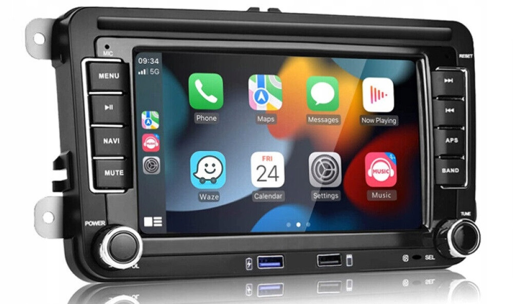 2 Din Android autorádio Vw Seat Golf Passat Carplay 2-DIN