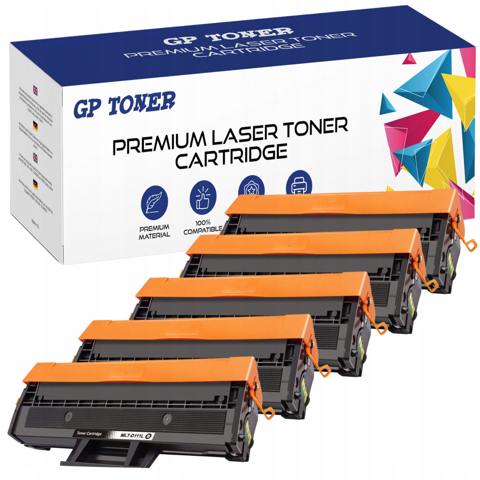 5x Toner pro Samsung MLT-D111L Xpress M2020W M2022W M2026W M2070FW