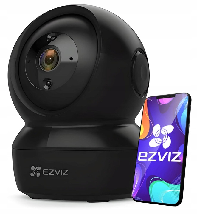 Ip Kamera Ezviz C6N Černá Otočná Chůvička WiFi 2MPx