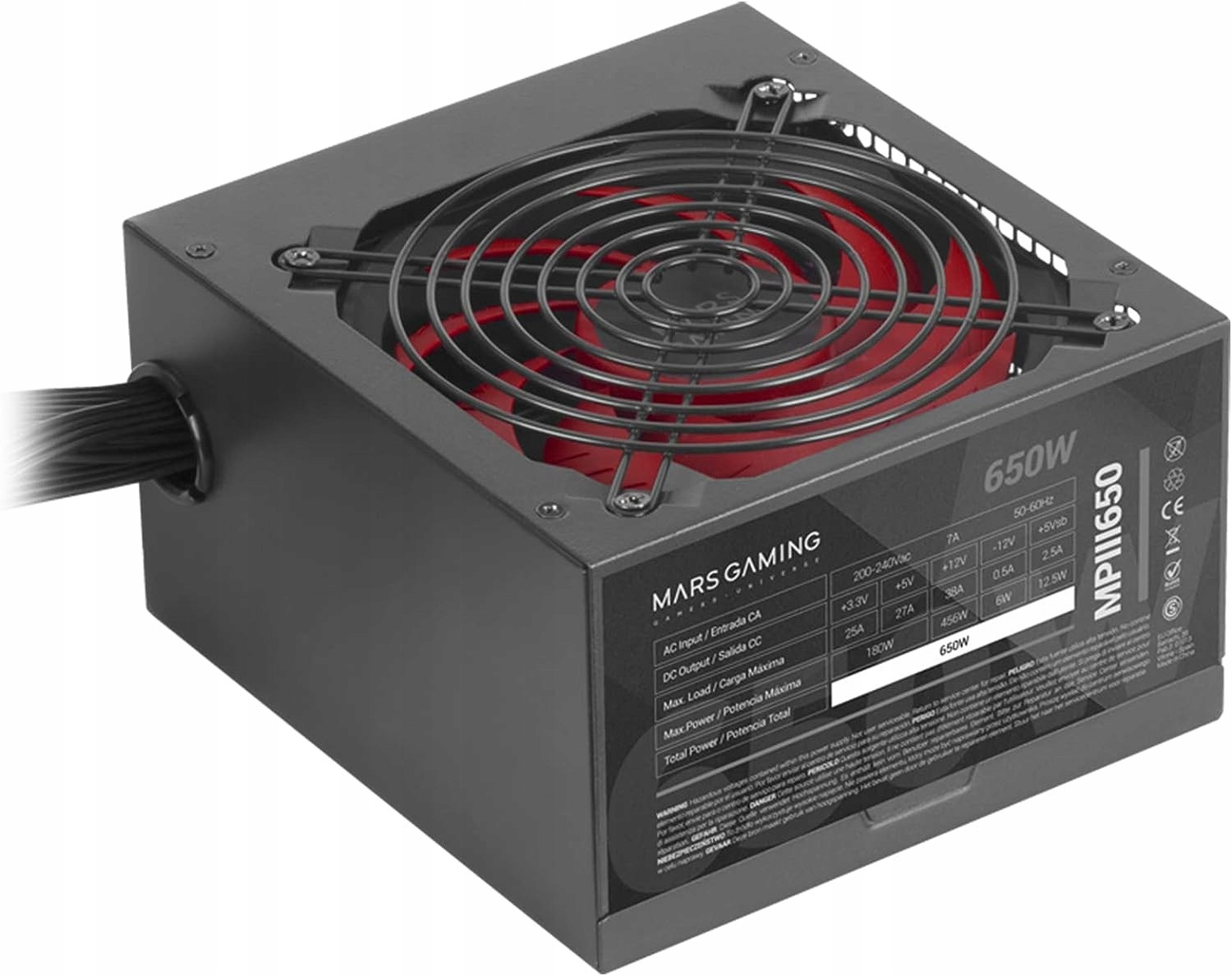 Mars Gaming napájecí adaptér MPIII650 650 W