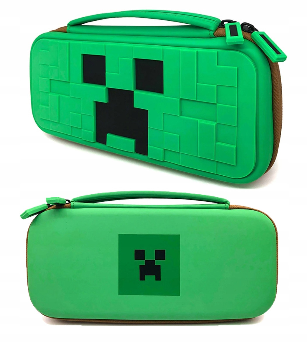 Přenosné Pouzdro tvrdé zelené Nintendo Switch Creeper