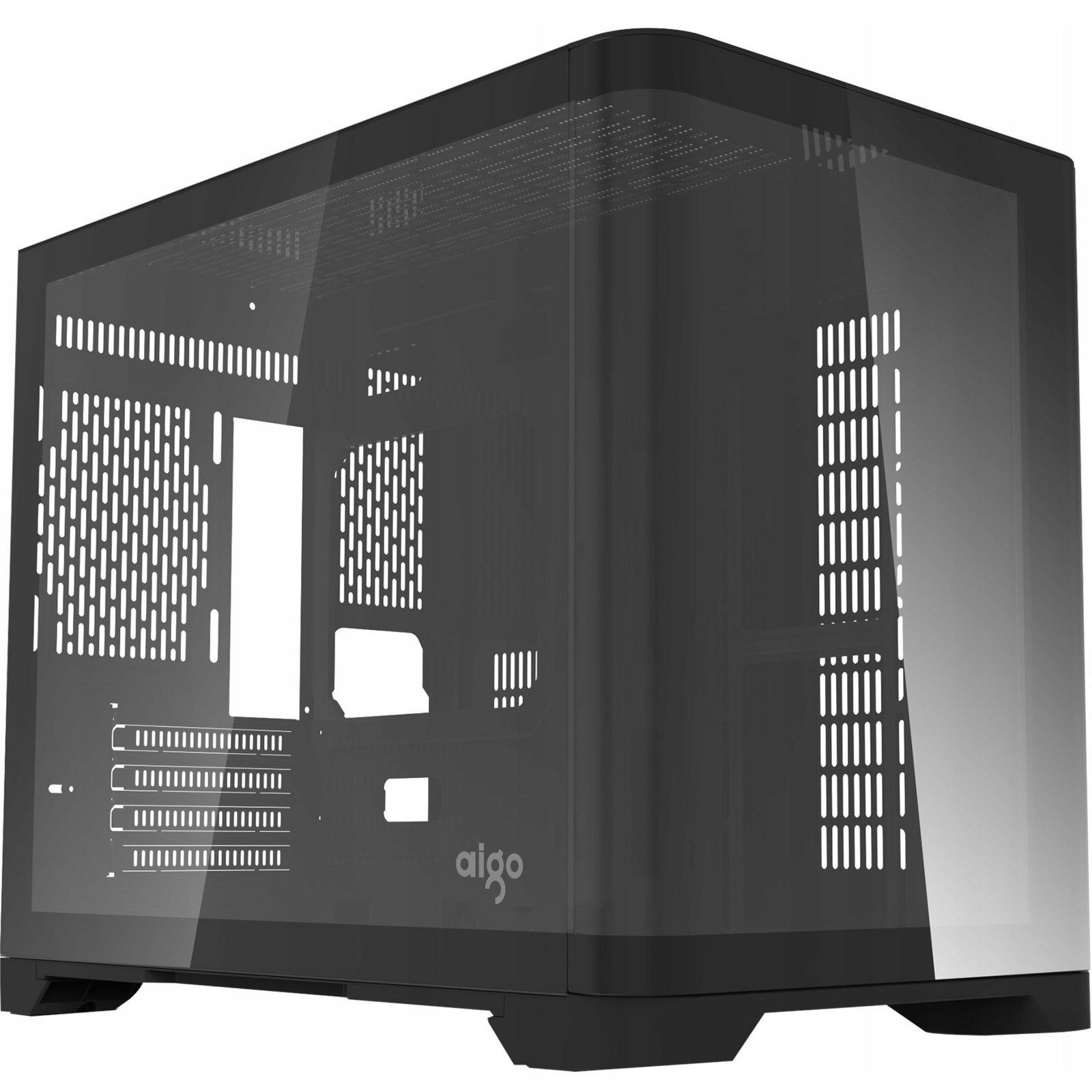 DarkFlash Aigo Arc1 Počítačová skříň Cube Case Sklo Sklep Gaming