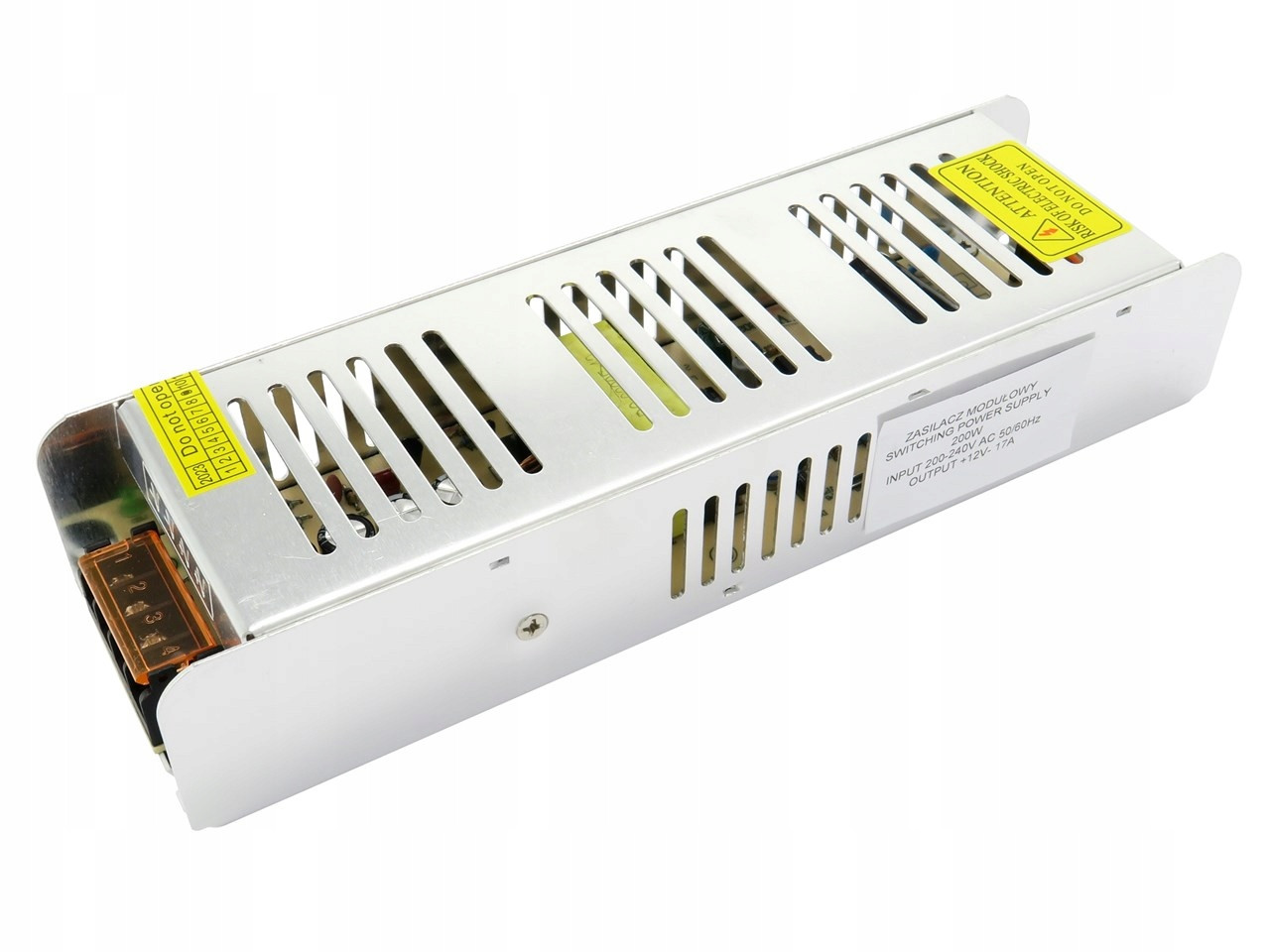 Slim Modulární Transformátor Pro Osvětlení Led Pásků Svítidel 12V 200W 200-240V