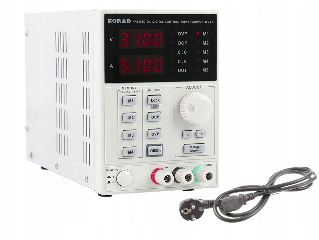 KA3005D laboratorní napájecí zdroj 0-30V 0-5A 150W