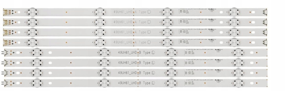 Led Lišty Podsvícení Lg 49LJ510M 49LJ58300W 49UH603V 49UH620V 49LW340C