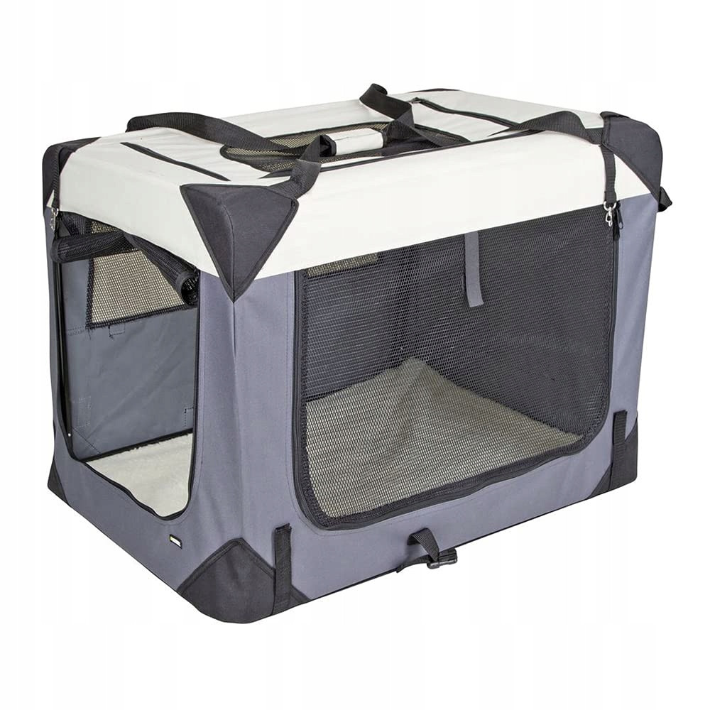 Kerbl Přepravka Pro zvířata 91x63.5x63.5 cm Šedá Béžová