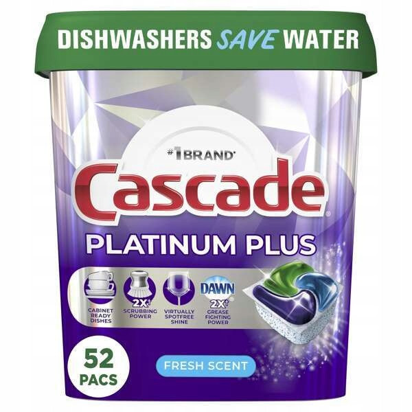 Cascade Platinum Plus Fresh Scent 52 ks