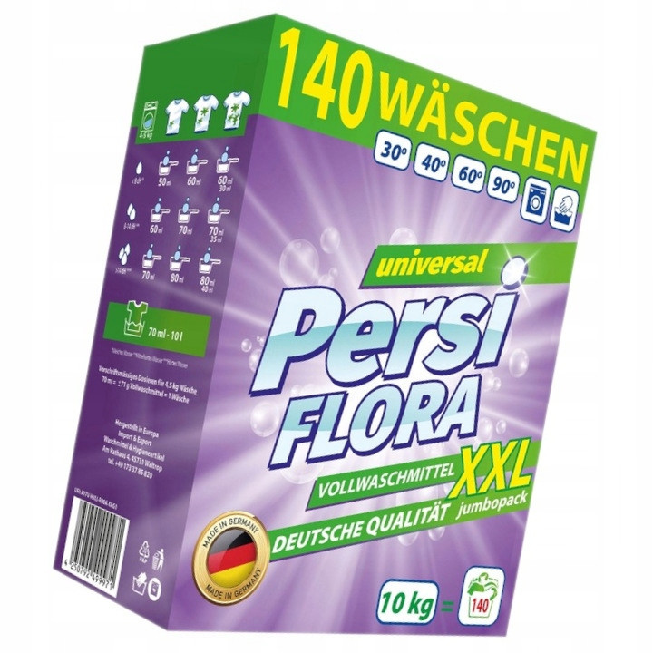 Persi Flora univerzální prací prášek 140pr 10 kg